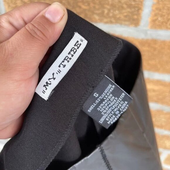 My Tribe Leather Leggings small - Picture 6 of 9